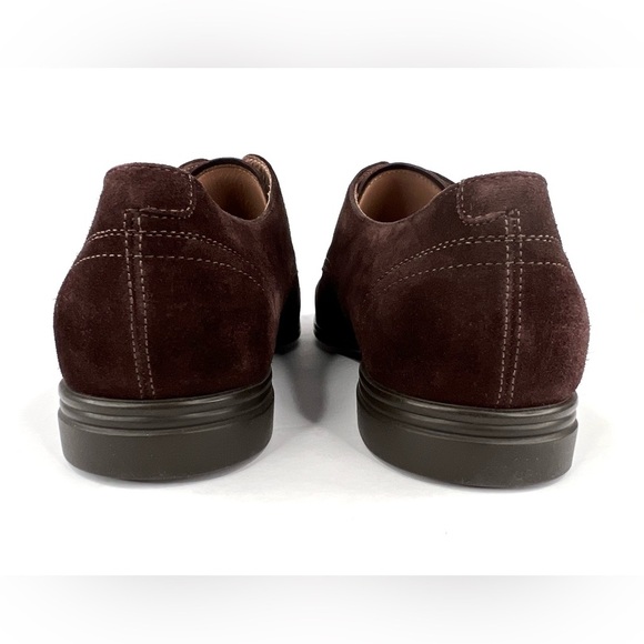 Salvatore Ferragamo Spencer Derby Suede Oxford Gancini Logo Loafers US 7 - EU 41 - Picture 6 of 10